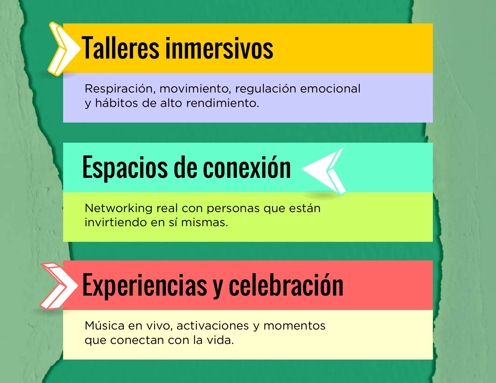 Talleres inmersivos, espacios de conexión y experiencias WYF